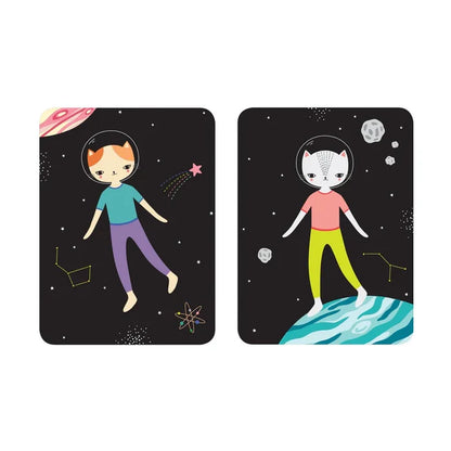 Mudpuppy Magnetic Dress-Up Tin: Space Cat