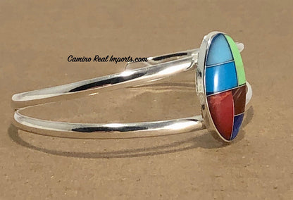 Multi Stone Inlay Bracelet JMSBR022