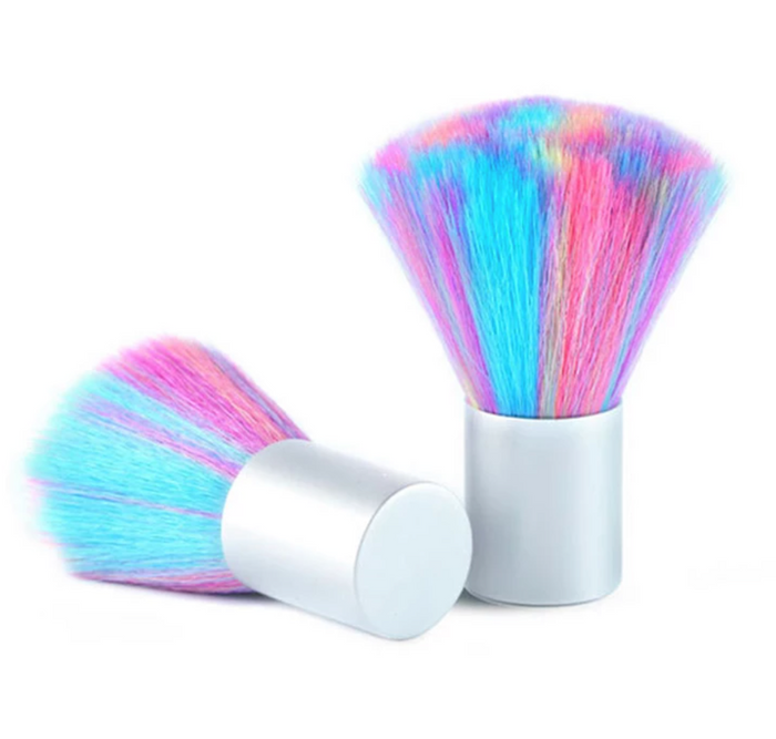 Multicoloured Small Nail Dusting Brush