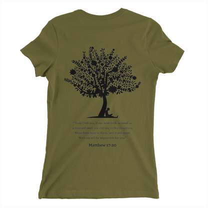 Mustard Seed Ladies Green Shirt