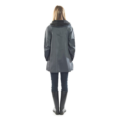 Mycra Pac Mini Nickel Raincoat Back View