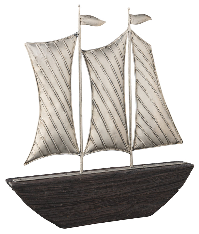 Myla A2000319 BrownSilver Finish Sculpture