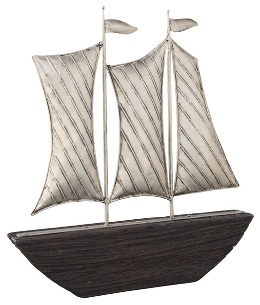 Myla A2000319 BrownSilver Finish Sculpture