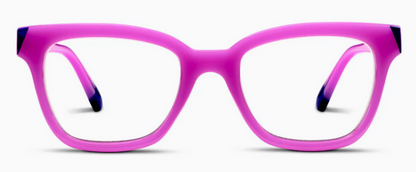 Myth Blue Light Reading Glasses By Peepers: Purple