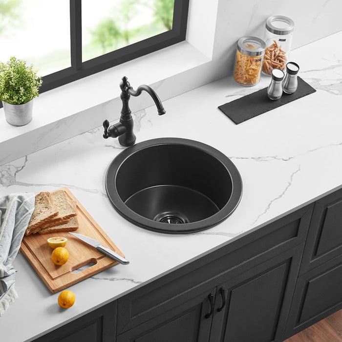 Nadia Cast Clay Culinary round insert/undermound Basin 470*228mm