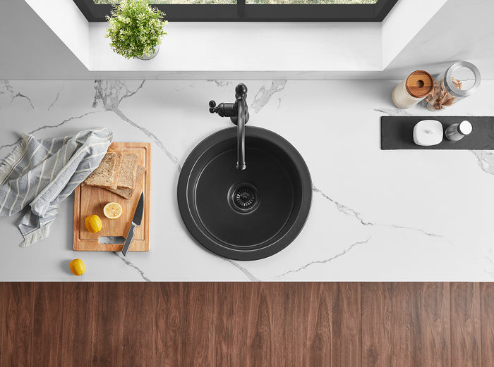 Nadia Cast Clay Culinary round insert/undermound Basin 470*228mm