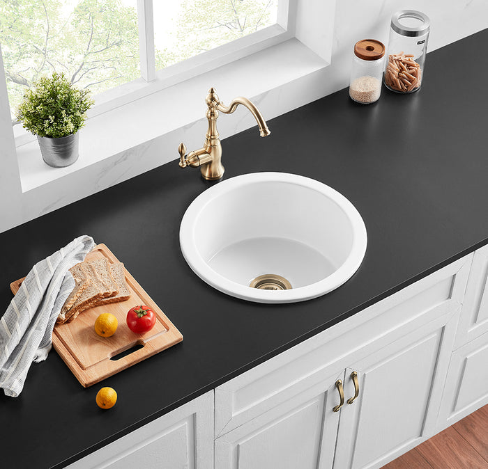 Nadia Cast Clay Culinary round insert/undermound Basin 470*228mm