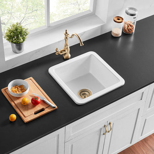 Nadia Cast Clay Culinary Square insert/undermound Basin 457*457*228mm