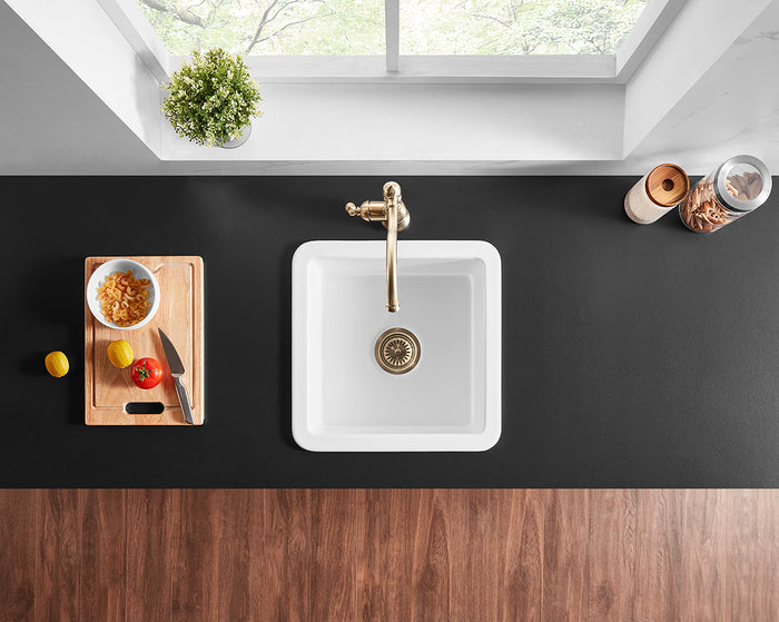Nadia Cast Clay Culinary Square insert/undermound Basin 457*457*228mm