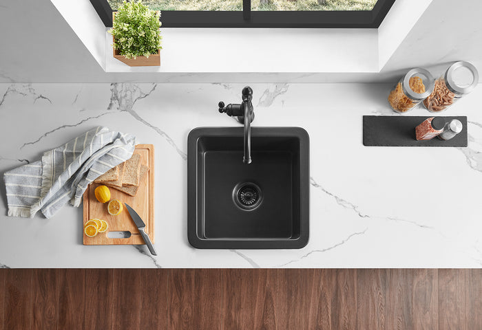 Nadia Cast Clay Culinary Square insert/undermound Basin 457*457*228mm