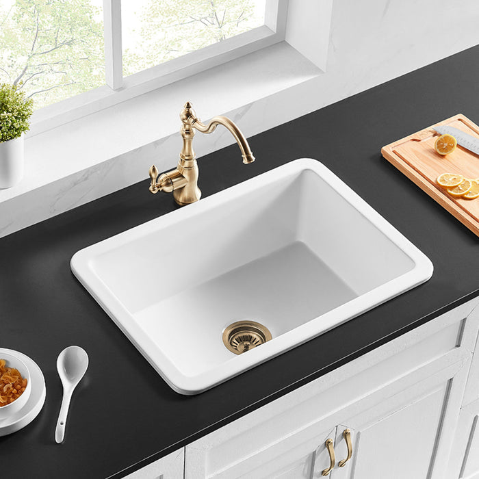 Nadia Cast Clay Culinary Square insert/undermound Basins 677*470*282mm