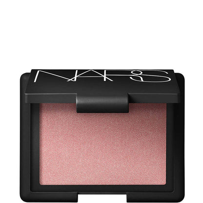 NARS Cosmetics blush in Orgasm shade, 4.8g, featuring peachy-pink color with subtle shimmer, for a natural glow.