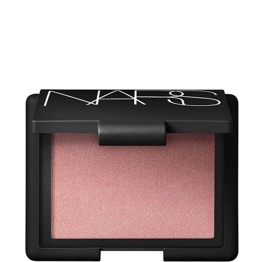 NARS Cosmetics blush in Orgasm shade, 4.8g, featuring peachy-pink color with subtle shimmer, for a natural glow.