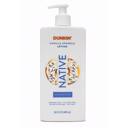 Native Body Lotion - Dunkin' Vanilla Sprinkle