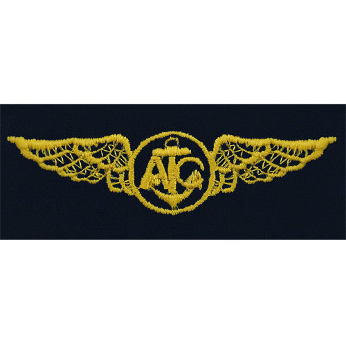 Navy Aircrew Embroidered Coverall Breast Insignia Patches and Service Stripes