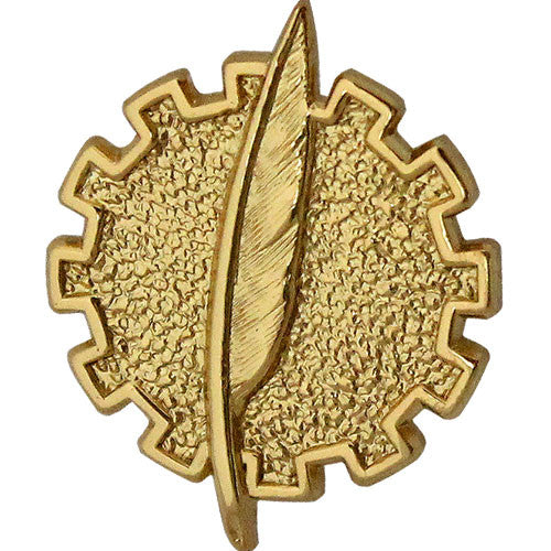Navy Data Processing Technician Collar Device Coat, Collar & Cap Insignia