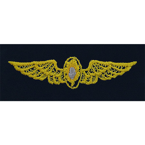 Navy Flight Surgeon Embroidered Coverall Breast Insignia Patches and Service Stripes