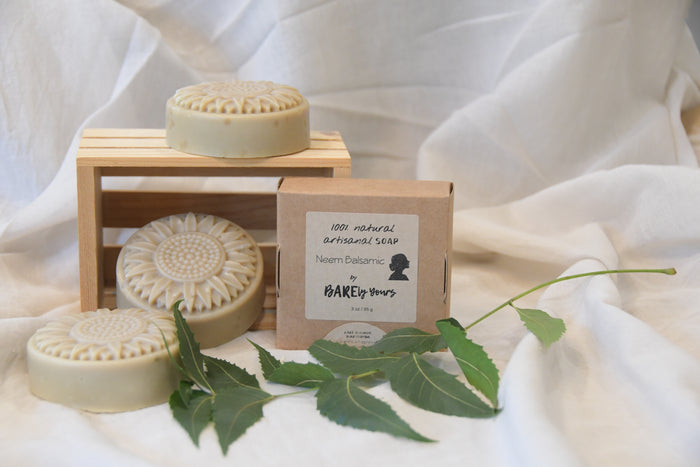 Neem Balsamic 100% natural soap bar, fragrance-free