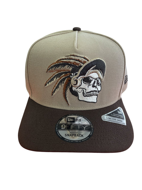NEW ERA 9Fifty A-Frame Mexico Aztec Skull Warrior 2tone Snapback