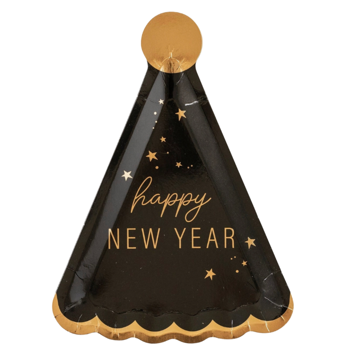 New Year hat shaped plate
