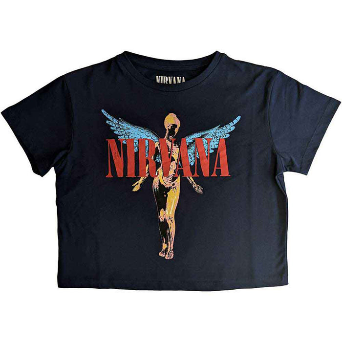 NIRVANA - ANGELIC - Crop Top Blue
