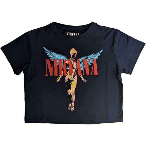 NIRVANA - ANGELIC - Crop Top Blue
