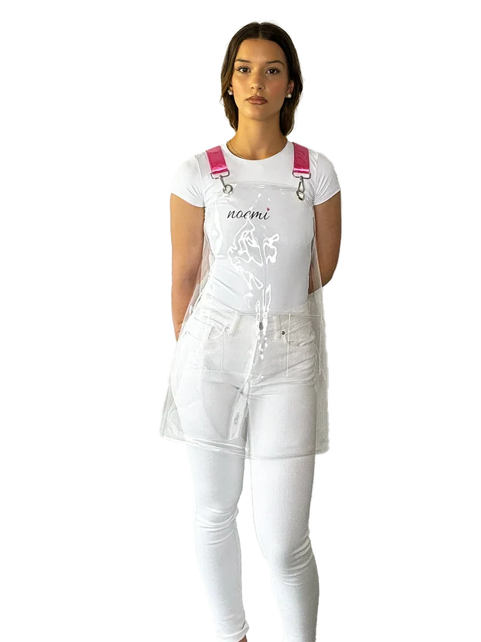 Noemi - Clear Apron and Coloured Straps