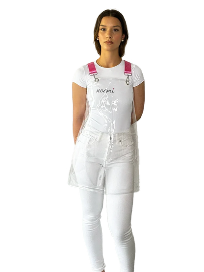 Noemi - Clear Apron and Coloured Straps