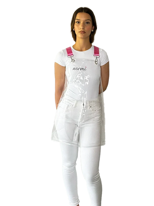 Noemi - Clear Apron and Coloured Straps