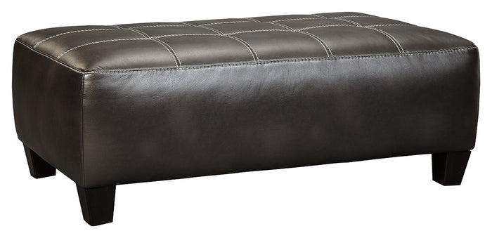 Nokomis 8770108 Charcoal Oversized Accent Ottoman