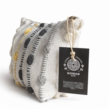 Nomad Sari Indian Jacquard Toiletry Bag - Hippie Knot 🇬🇧
