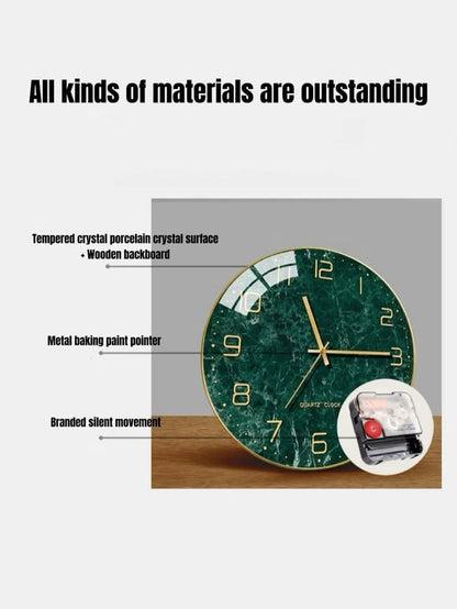 Nordic modern silent wall clock 35CM