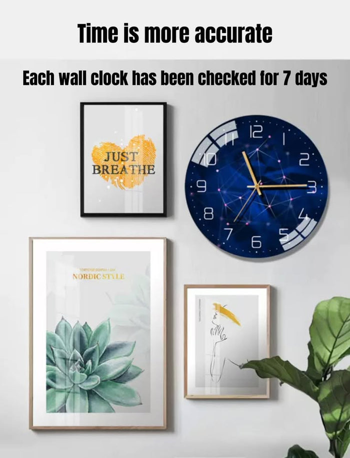 Nordic modern silent wall clock 35CM