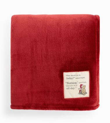 Nothing All Day Holiday Mega Blanket - Red