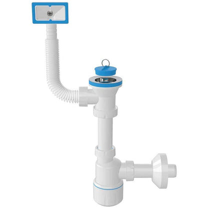 Nova Midi Bottle Trap Siphon for Sinks with Overflow 1032. - shopperskartuae