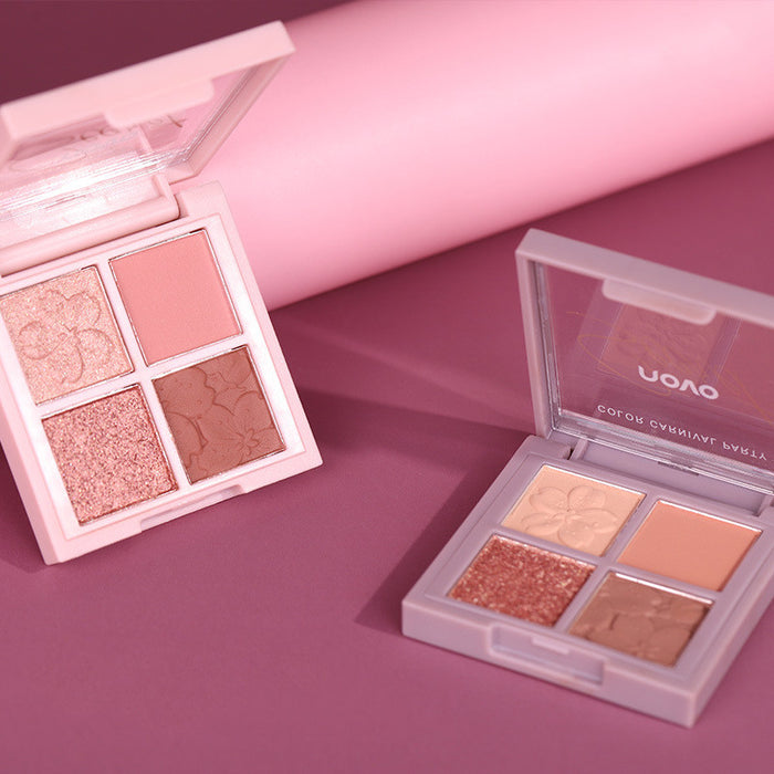 💄NOVO Luxe Blend Eyeshadow Palette – 12 Ultra-Pigment Shades for Everyday Glam & Night Drama