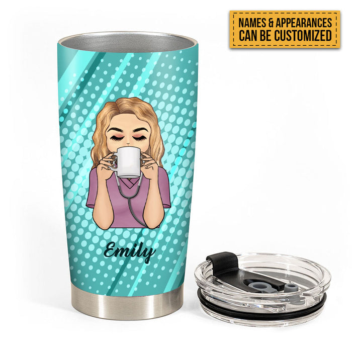 Nurse Nutrition Facts Nurse - Personalized Custom Tumbler