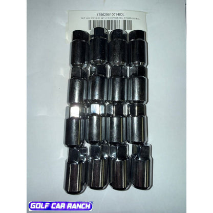NUT LUG 17X1/2-20 SET of 16 CHROME SKU: 47562951001-BDL - CLUB CAR ACCESSORY