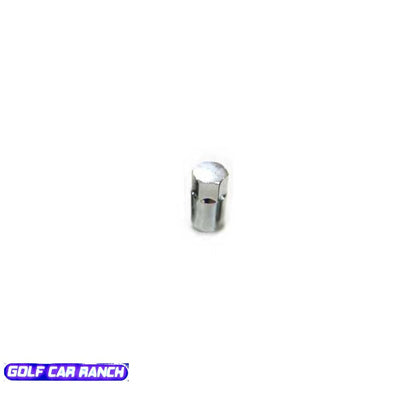 47562951001 CHROME LUG NUT - 17MM HEX X 1/2” CLUB CAR OEM LUG NUT