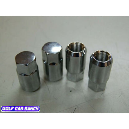 47562951001 CHROME LUG NUT - 17MM HEX X 1/2” CLUB CAR OEM LUG NUT