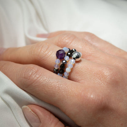Nymph Spirit Gemstone Ring Set - Full Moon 🇬🇧
