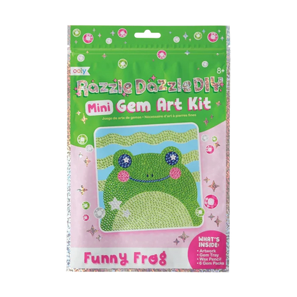 Ooly Razzle Dazzle DIY Mini Gem Art Kit - Funny Frog