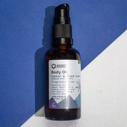 Organic Body Oil 50ml - Rosehip (Unfragranced) 🇬🇧