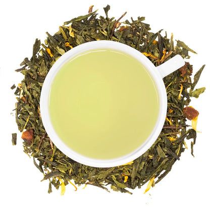 Organic Peach Green Tea - Loose Leaf Tea - Full Leaf Tea Company