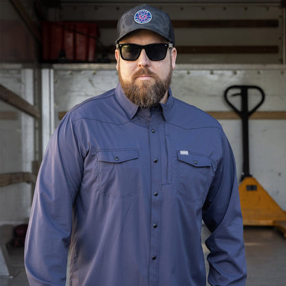Outdoorsman Performance Long Sleeve - Navy