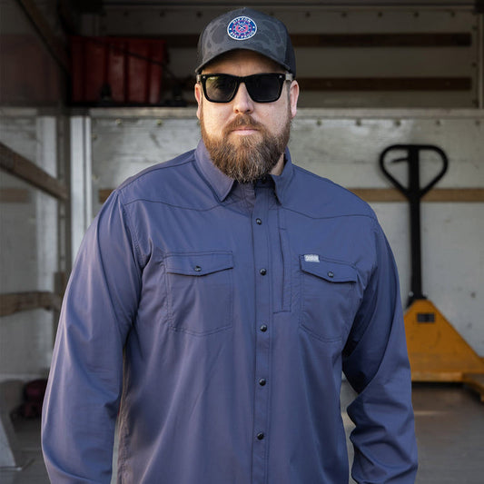 Outdoorsman Performance Long Sleeve - Navy