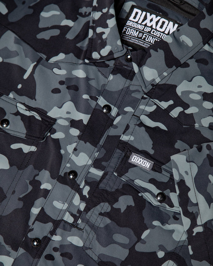 Outdoorsman Performance Short Sleeve - Black Camo - Dixxon Flannel Co.