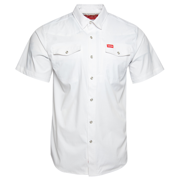 Outdoorsman Performance Short Sleeve - White - Dixxon Flannel Co.
