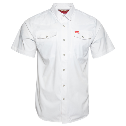Outdoorsman Performance Short Sleeve - White - Dixxon Flannel Co.