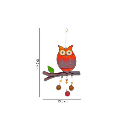 Owl On A Branch Suncatcher 🇬🇧